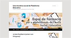Desktop Screenshot of formacioforgen.gentis.org